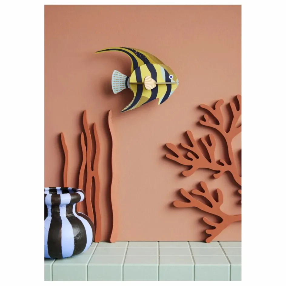 Studio Roof Décoration murale Poisson Ange ||Enfant Décoration Murale|Déco Murale Enfant