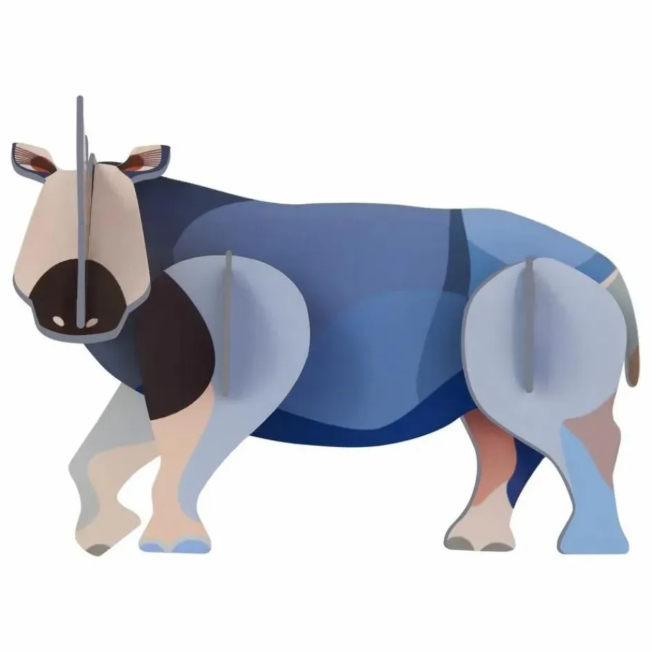 Studio Roof Décoration murale Rhinocéros|Enfant Décoration Murale|Déco Murale Enfant