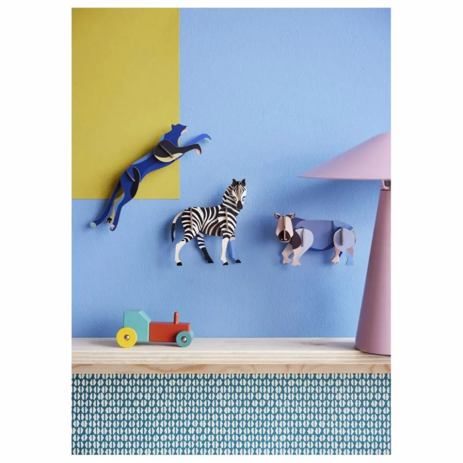 Studio Roof Décoration murale Rhinocéros|Enfant Décoration Murale|Déco Murale Enfant
