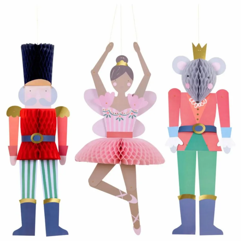Enfant Meri Meri Décoration De Fête*Décorations géantes à suspendre Casse Noisette - Lot de 3