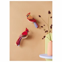 Studio Roof Décorations murales Cardinals - Set de 2 ||Enfant Décoration Murale|Déco Murale Enfant