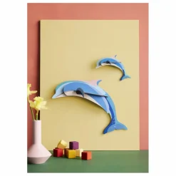 Hot Décorations murales Dauphins - Set de 2 | Enfant Décoration Murale|Déco Murale Enfant