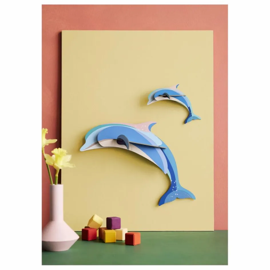 Hot Décorations murales Dauphins - Set de 2 | Enfant Décoration Murale|Déco Murale Enfant