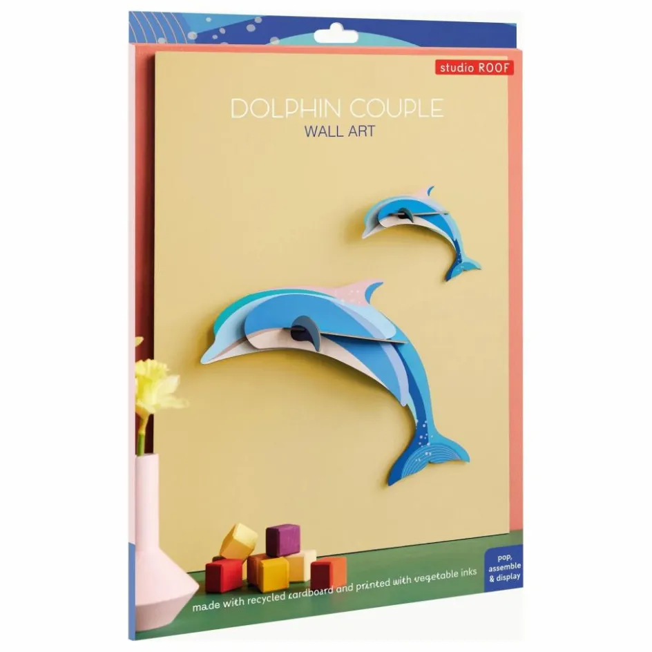Hot Décorations murales Dauphins - Set de 2 | Enfant Décoration Murale|Déco Murale Enfant