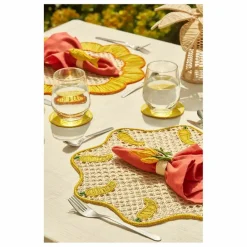Coro Cora Dessous de verre Citron || Art De La Table