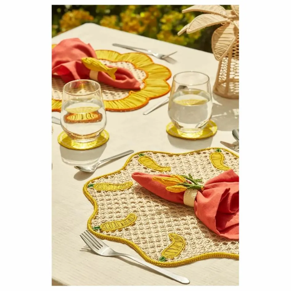 Coro Cora Dessous de verre Citron || Art De La Table