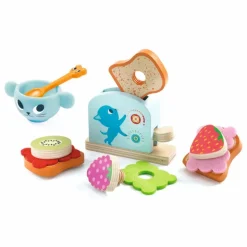 Clearance Djeco Dinette Breakfast Chaton Multicolore