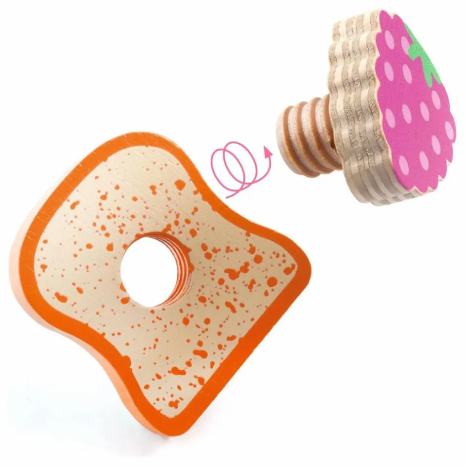 Clearance Djeco Dinette Breakfast Chaton Multicolore