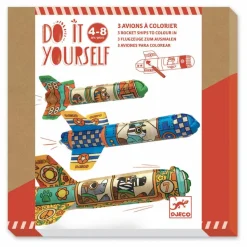 Clearance Djeco DIY - A colorier Dans le ciel Multicolore