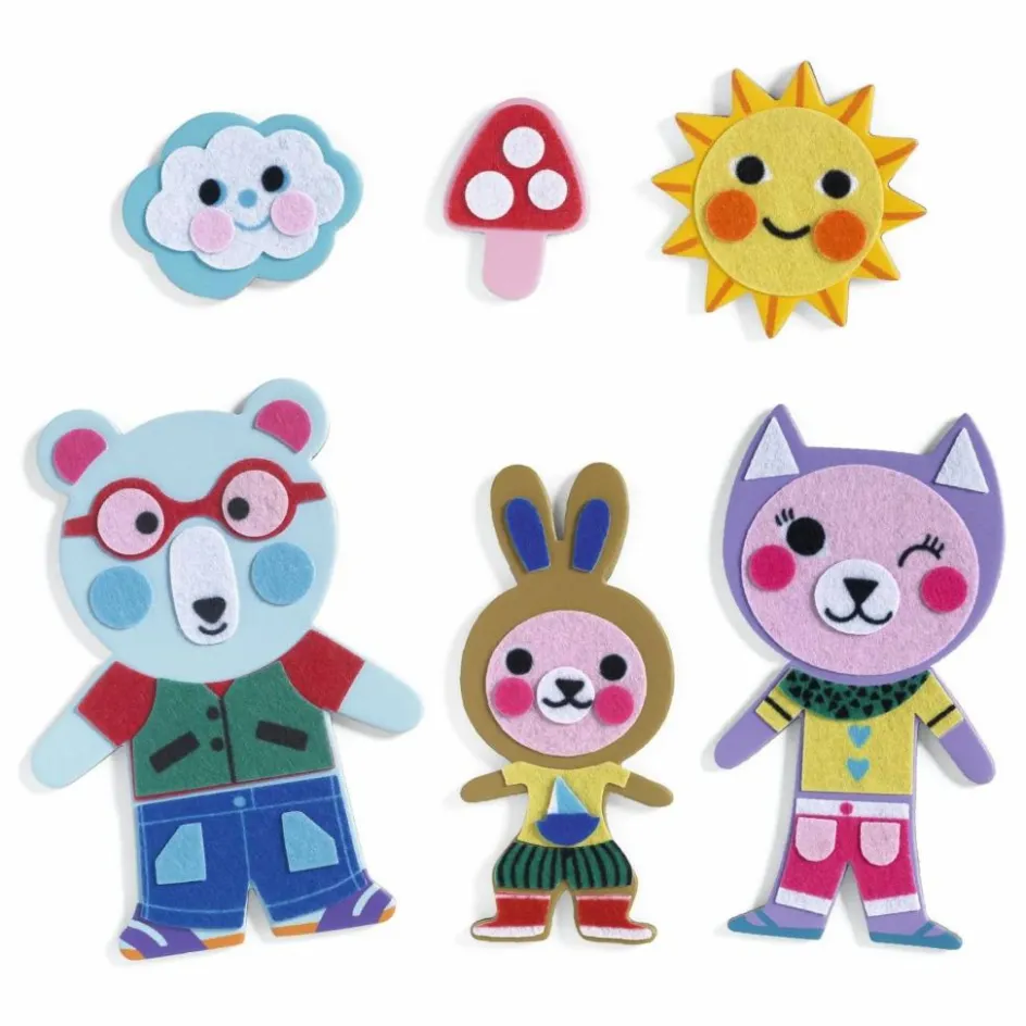Best Djeco DIY Funky Family Multicolore