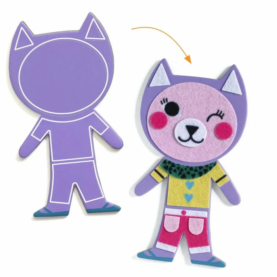 Best Djeco DIY Funky Family Multicolore