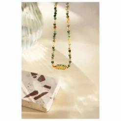 La Petite Épicerie DIY Mon Collier en pierres naturelles d'agate| Loisirs Créatifs