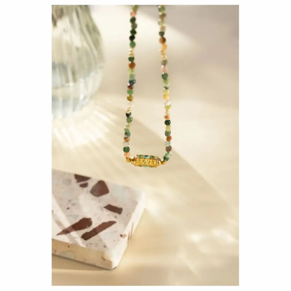 La Petite Épicerie DIY Mon Collier en pierres naturelles d'agate| Loisirs Créatifs