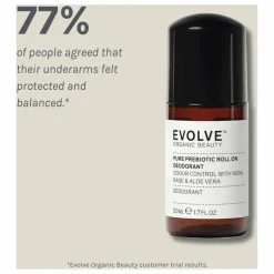 Evolve Déodorant Pure Prebiotic - 50 ml|Homme/Femme Soins Du Corps|Taille Voyage