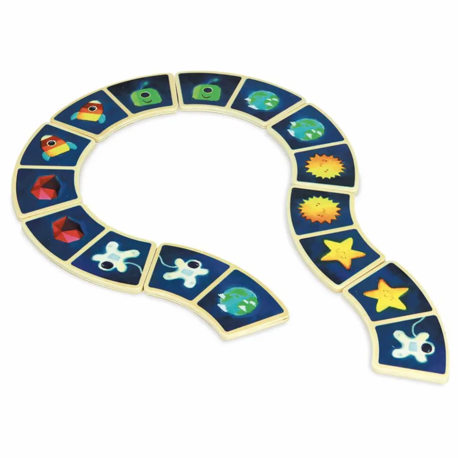 Discount Vilac Dominos Dans les étoiles Multicolore