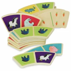 New Vilac Dominos de la ferme Multicolore