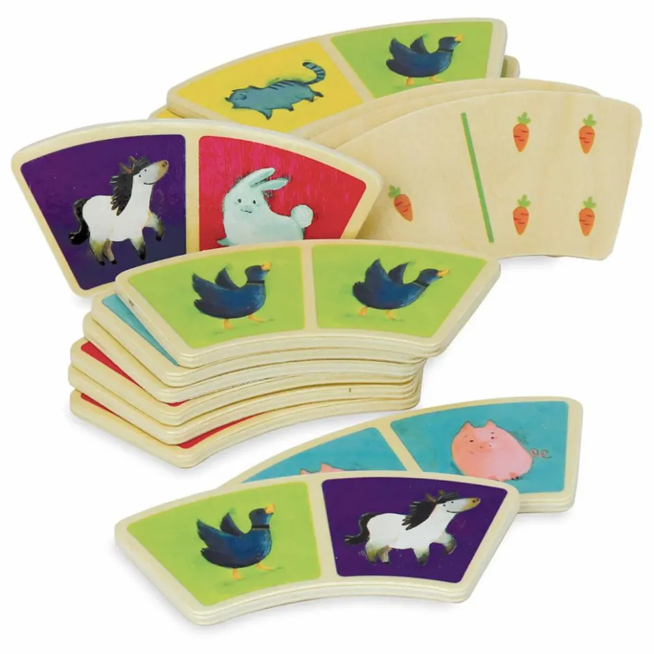 New Vilac Dominos de la ferme Multicolore
