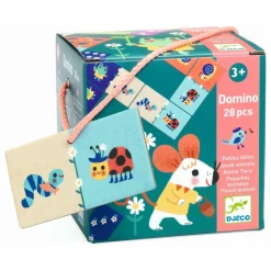 Hot Djeco Dominos Petites bêtes Multicolore