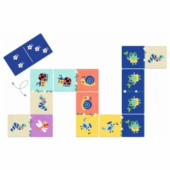 Hot Djeco Dominos Petites bêtes Multicolore