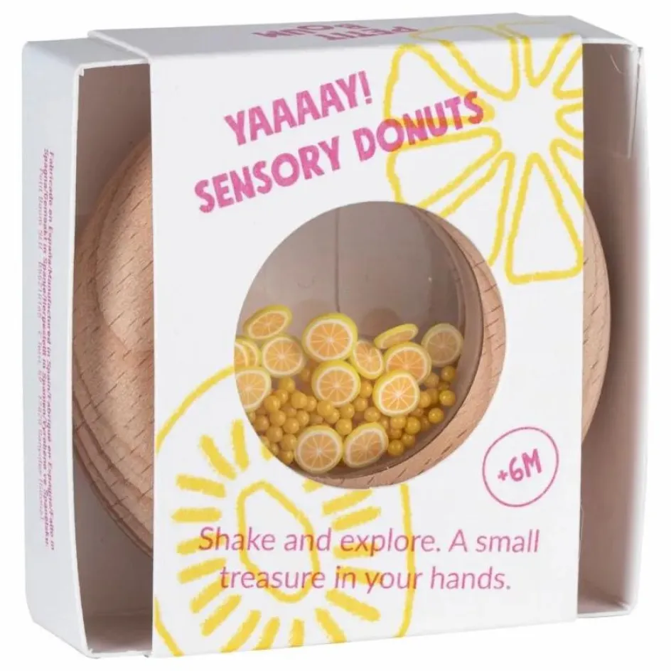 Hot Petit Boum Donut sensoriel Citrons Jaune