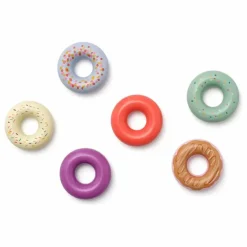 Clearance Donuts en bois - Boîte de 6 Cuisines, Marchandes