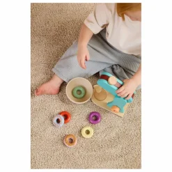 Clearance Donuts en bois - Boîte de 6 Cuisines, Marchandes