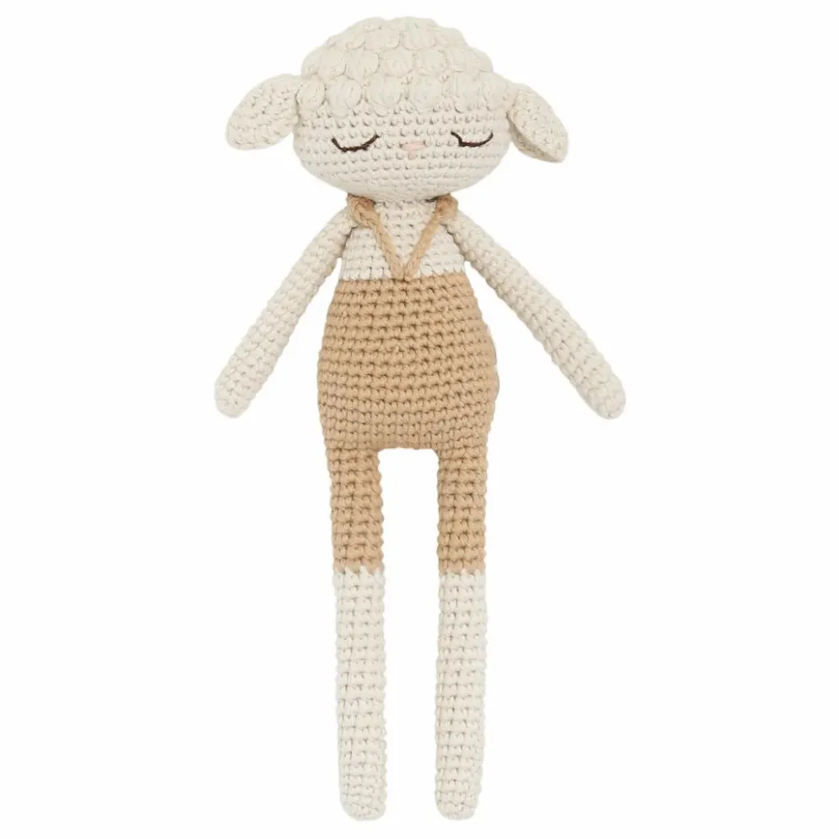 Patti Oslo Doudou agneau| Jouets D'Éveil|Hochets Et Anneaux De Dentition