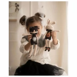 Outlet Doudou Chat Toile | Doudous, Peluches|Doudous Et Peluches