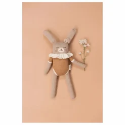 Hot Main Sauvage Doudou grand Lapin pyjama | Ocre