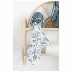 Tartine et Chocolat Doudou lange Augustin le lapin Toile de Jouy || Doudous, Peluches|Doudous Et Peluches