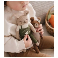 Clearance Main Sauvage Doudou Lapin fermier | Vert