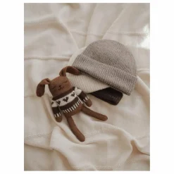 Main Sauvage Doudou Lapin pull jacquard | Mocha