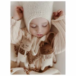 Hot Main Sauvage Doudou Lapin salopette | Ecru