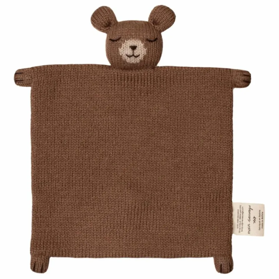 Discount Main Sauvage Doudou ourson en alpaga | Noisette