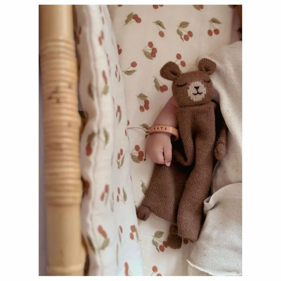 Discount Main Sauvage Doudou ourson en alpaga | Noisette