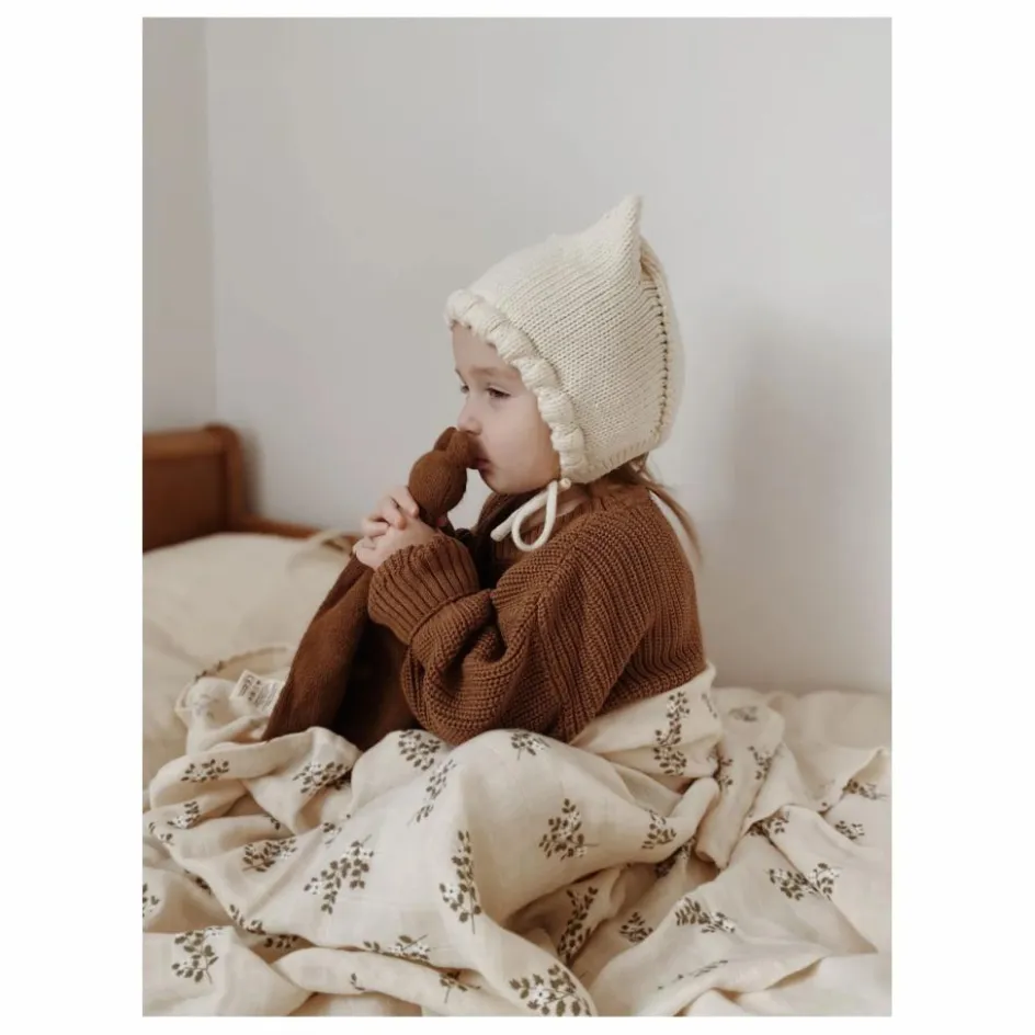 Discount Main Sauvage Doudou ourson en alpaga | Noisette