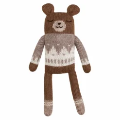 Main Sauvage Doudou ourson pull jacquard || Doudous, Peluches|Doudous Et Peluches