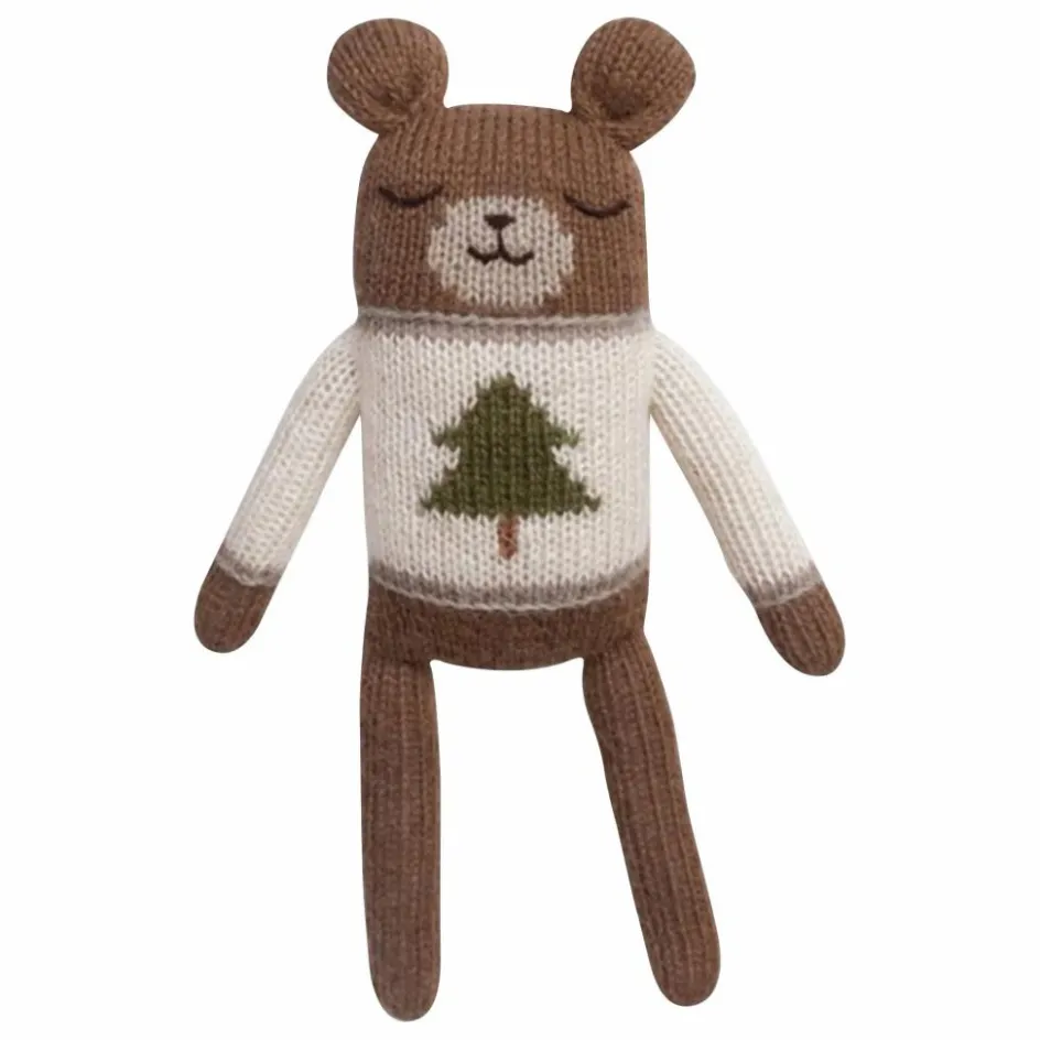 Discount Main Sauvage Doudou Ourson Sapin | Ecru