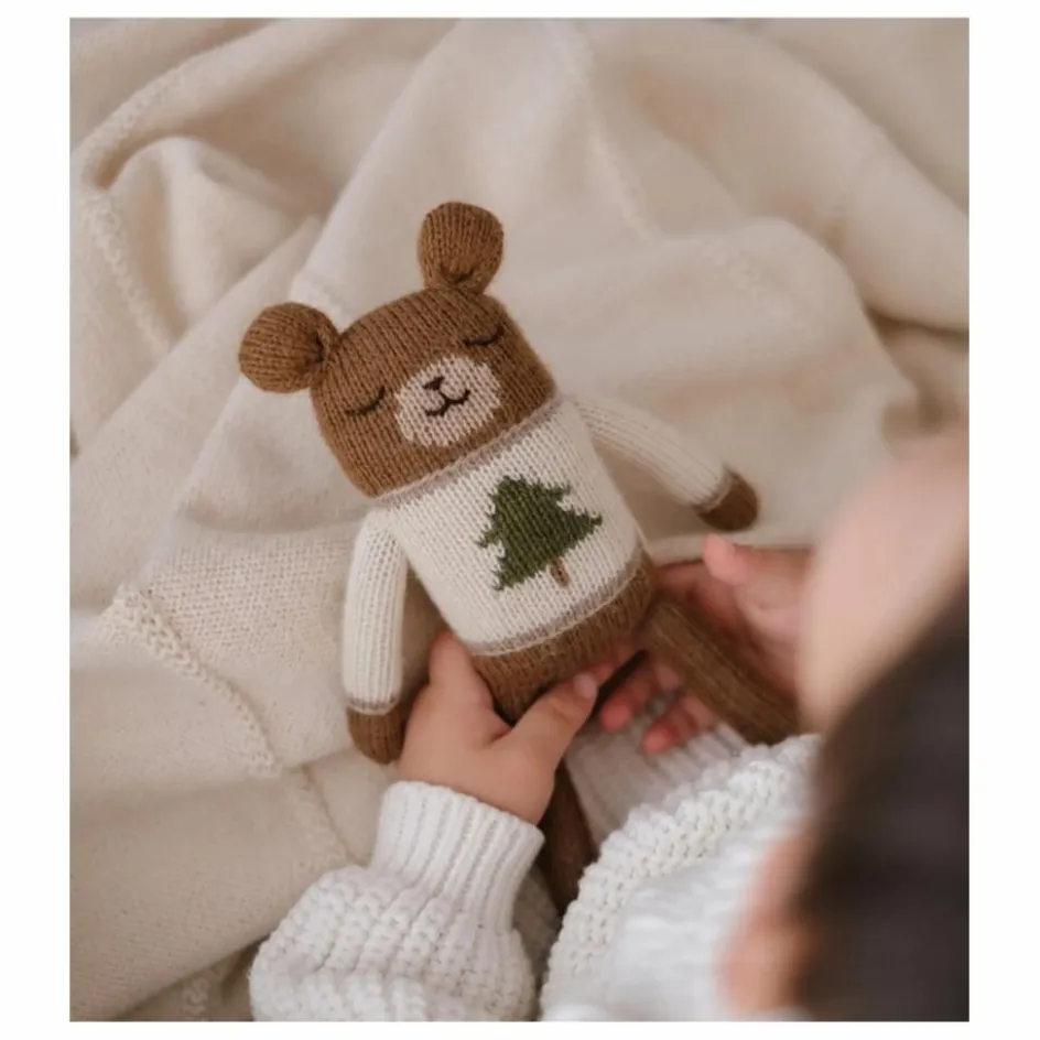 Discount Main Sauvage Doudou Ourson Sapin | Ecru
