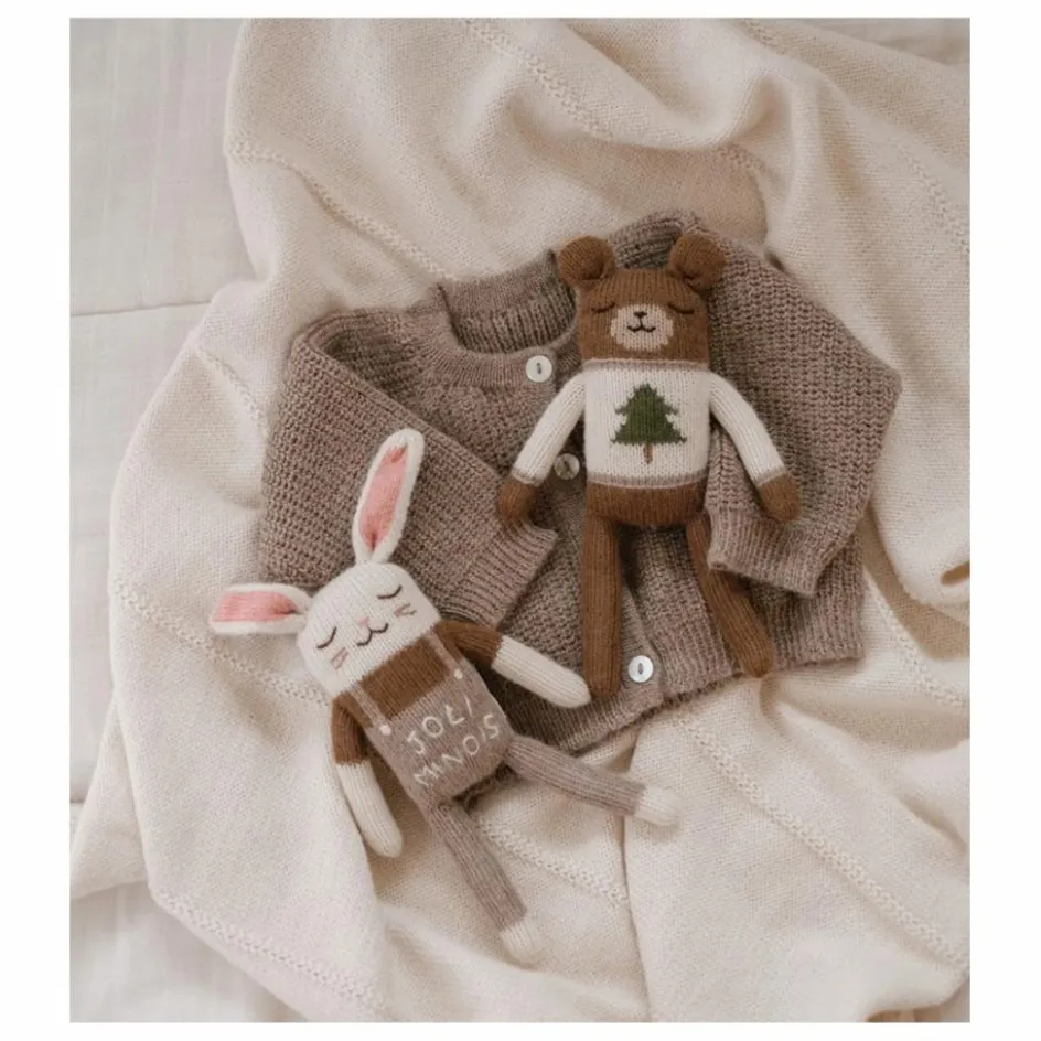Discount Main Sauvage Doudou Ourson Sapin | Ecru