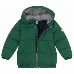 New Petit Bateau Doudoune Doublée Unie | Vert sapin