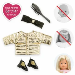 New Doudoune et ses accessoires Couture pour poupée 36 cm | Poupées