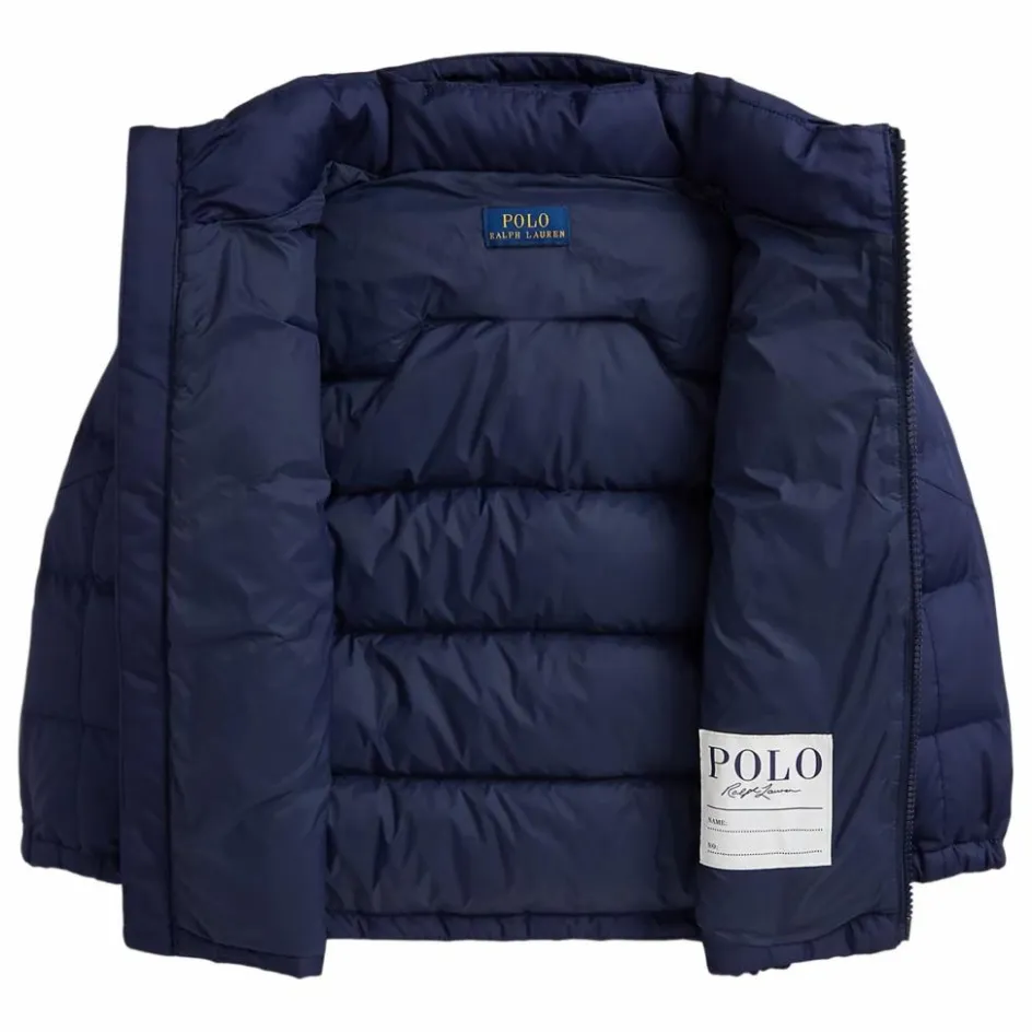 Outlet Ralph Lauren Doudoune Logo Fibres Recyclées | Bleu marine