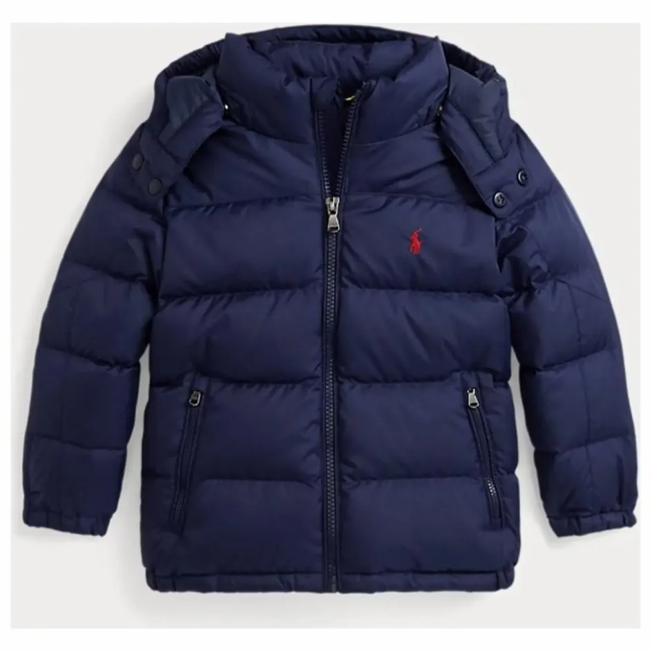 Outlet Ralph Lauren Doudoune Logo Fibres Recyclées | Bleu marine