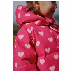 Konges Sløjd Doudoune Nuka Cœurs Fibres Recyclées | Rose fuschia