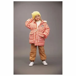 Hot Mini Rodini Doudoune Ritzratz Gingham | Rouge