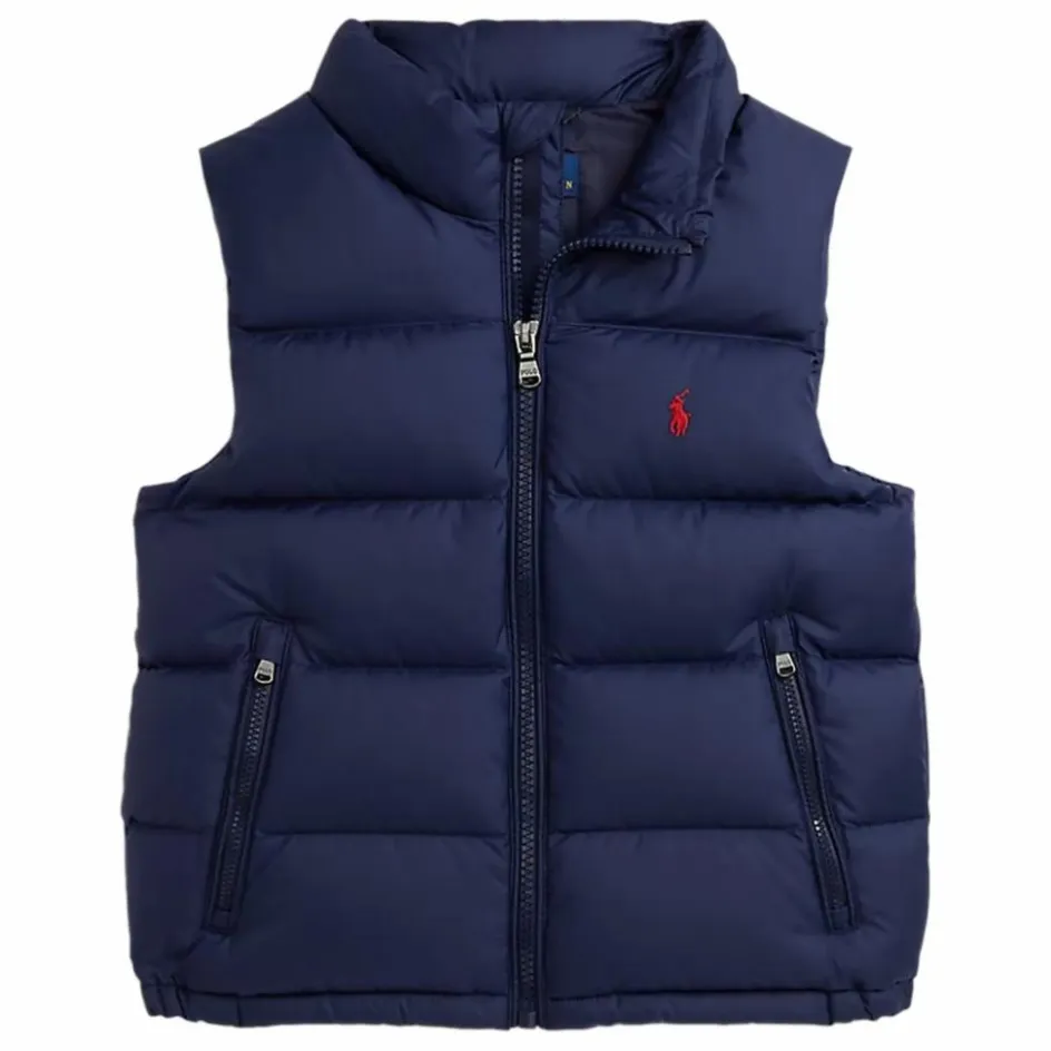 Enfant Ralph Lauren Manteaux, Blousons|Manteaux, Blousons*Doudoune Sans Manches Logo Fibres Recyclées |