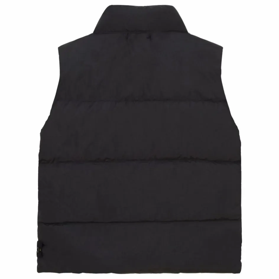 Best Stone Island Doudoune Sans Manches Logo | Noir