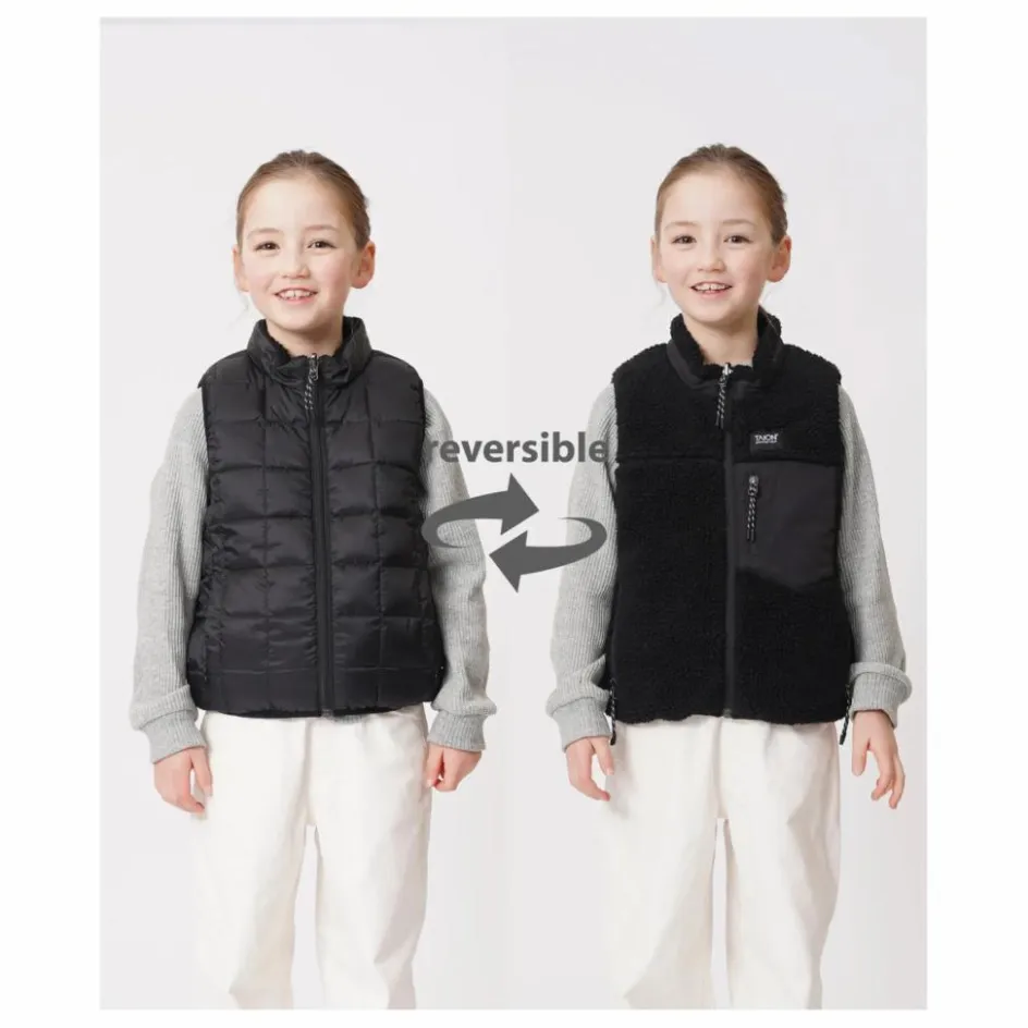 Enfant Taion Manteaux, Blousons*Doudoune Sans Manches Réversible Down x Boa Mountain |