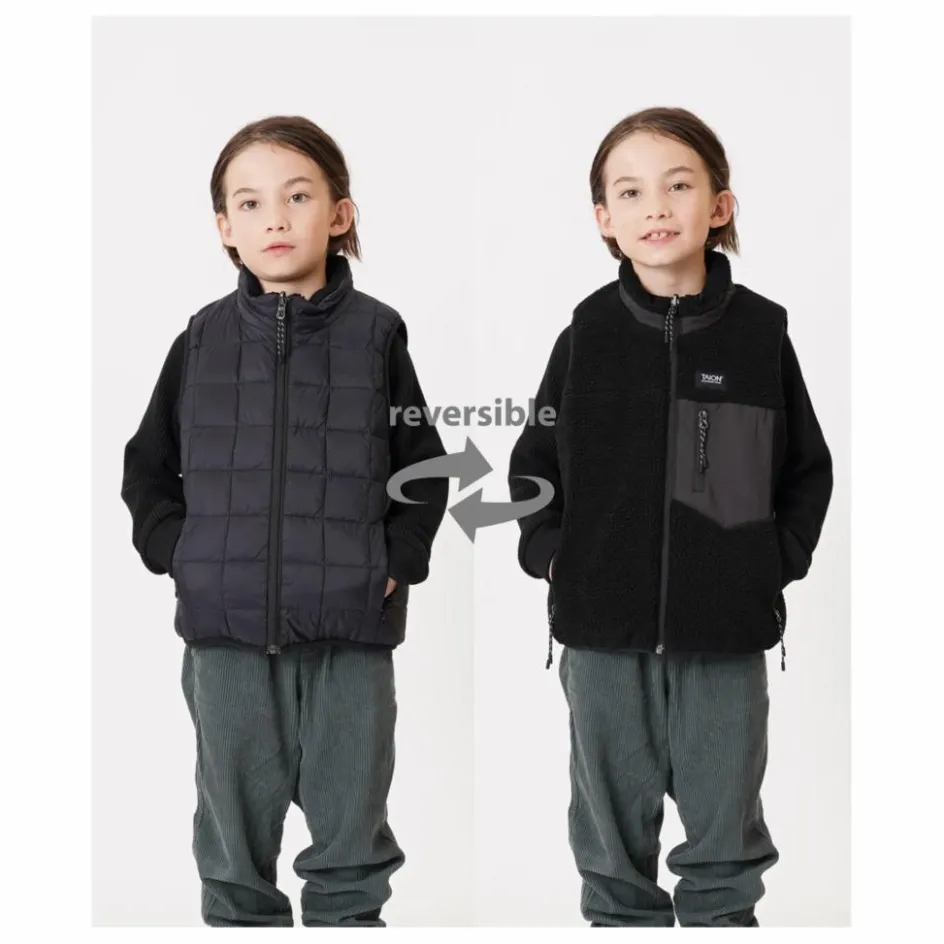 Enfant Taion Manteaux, Blousons*Doudoune Sans Manches Réversible Down x Boa Mountain |